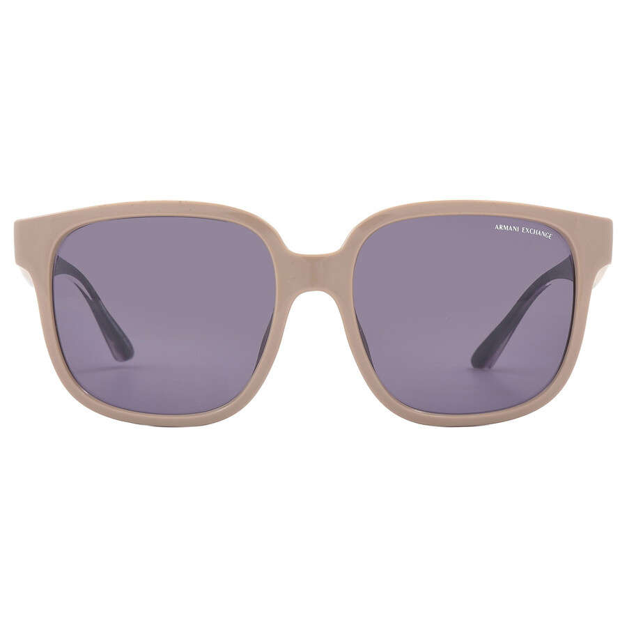 Armani Exchange Violet Square Ladies Sunglasses AX4136SU 83421A 56  