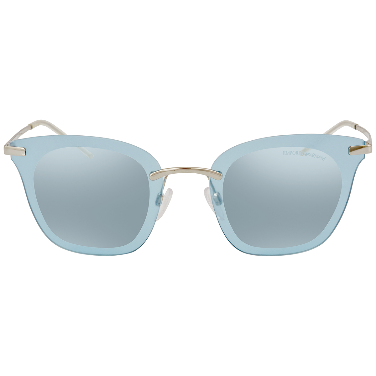 Emporio Armani Armani Light blue mirror silver Sunglasses EA2075