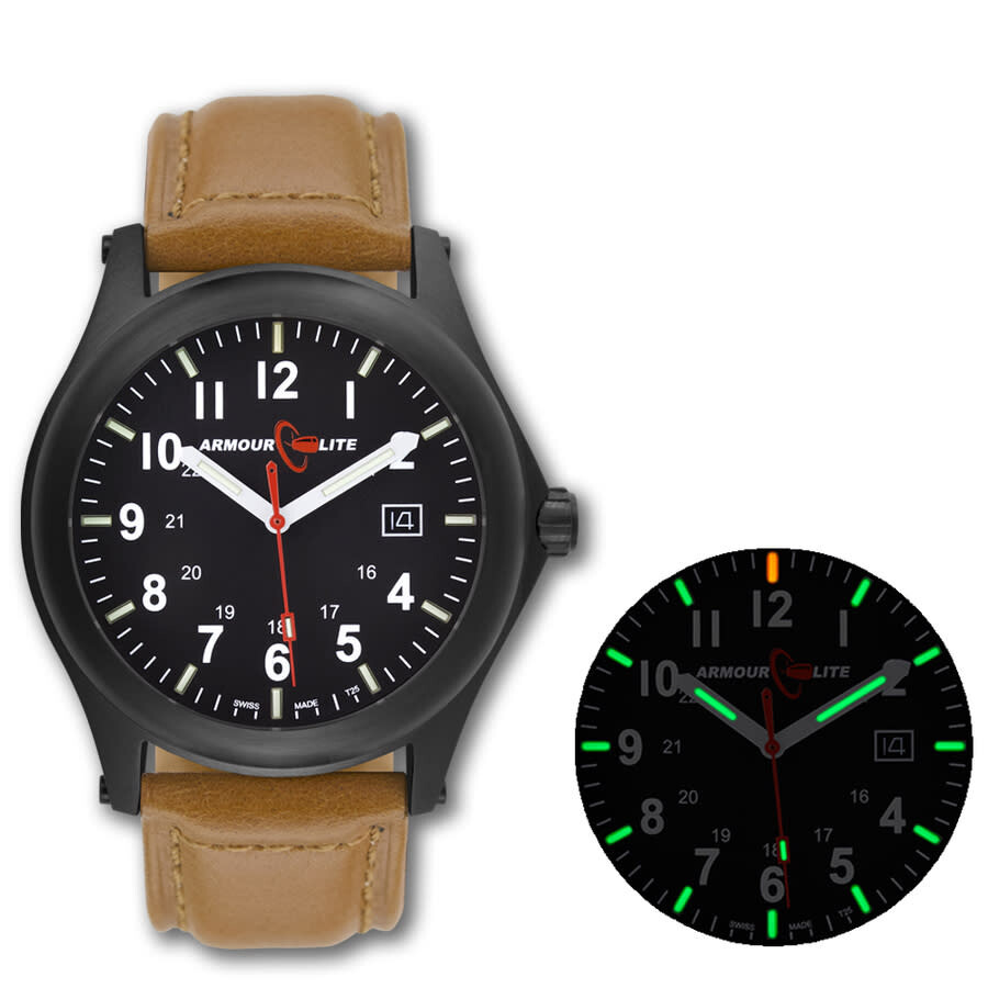 Armourlite Field (Tritium Illuminated) Quartz Black Dial Men's