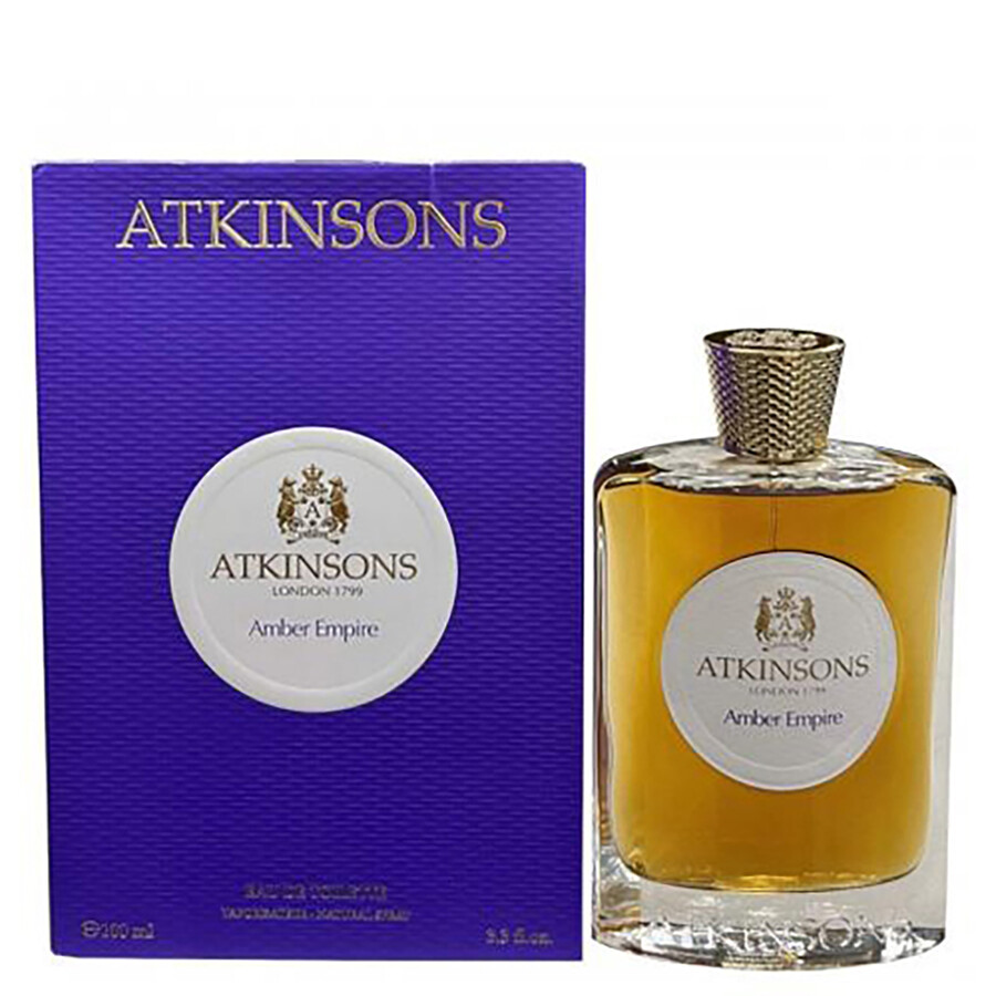 Shop Atkinsons Ladies Amber Empire Edt Spray 3.4 oz Fragrances 8011003866779 In Amber / White