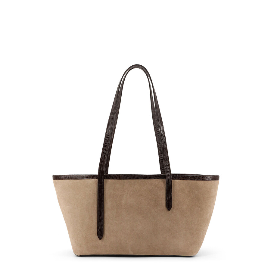 Atp Atelier Reptile-effect Leather Suede Shoulder Bag