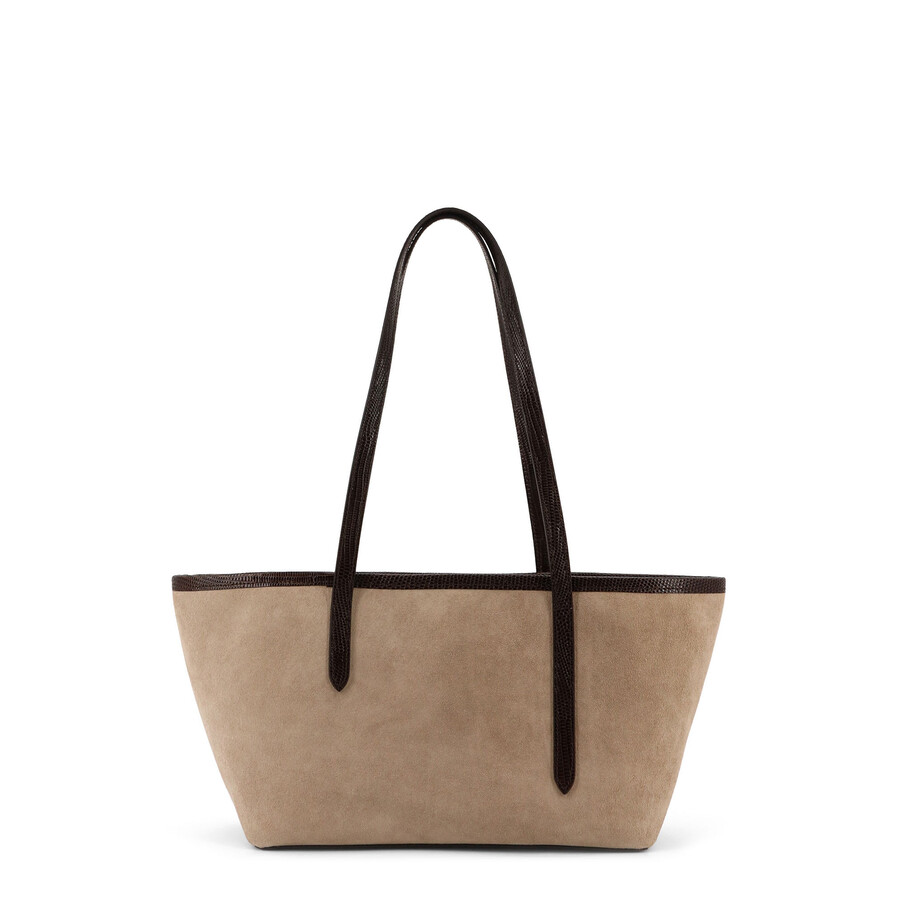 Atp Atelier Reptile-effect Leather Suede Shoulder Bag