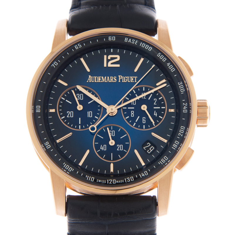 Audemars Piguet Code 11.59 Chronograph Automatic Blue Dial Men's Watch 26393OR.OO.A028CR.01
