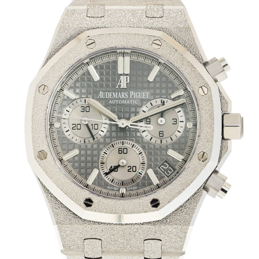 Audemars Piguet Frosted Royal Oak Chronograph Automatic Grey Dial Men's Watch 26239BC.GG.1224BC.01