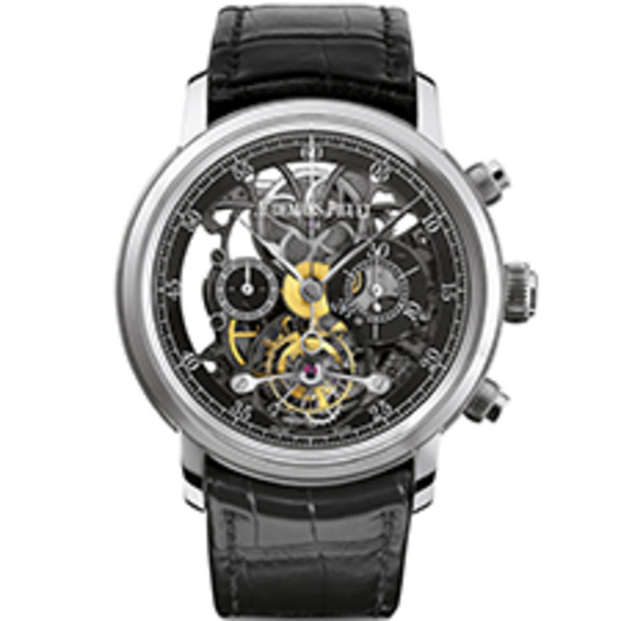 Audemars Piguet Jules Audemars Tourbillon Black Skeleton Dial Men's Watch 26346BC.OO.D002CR.02