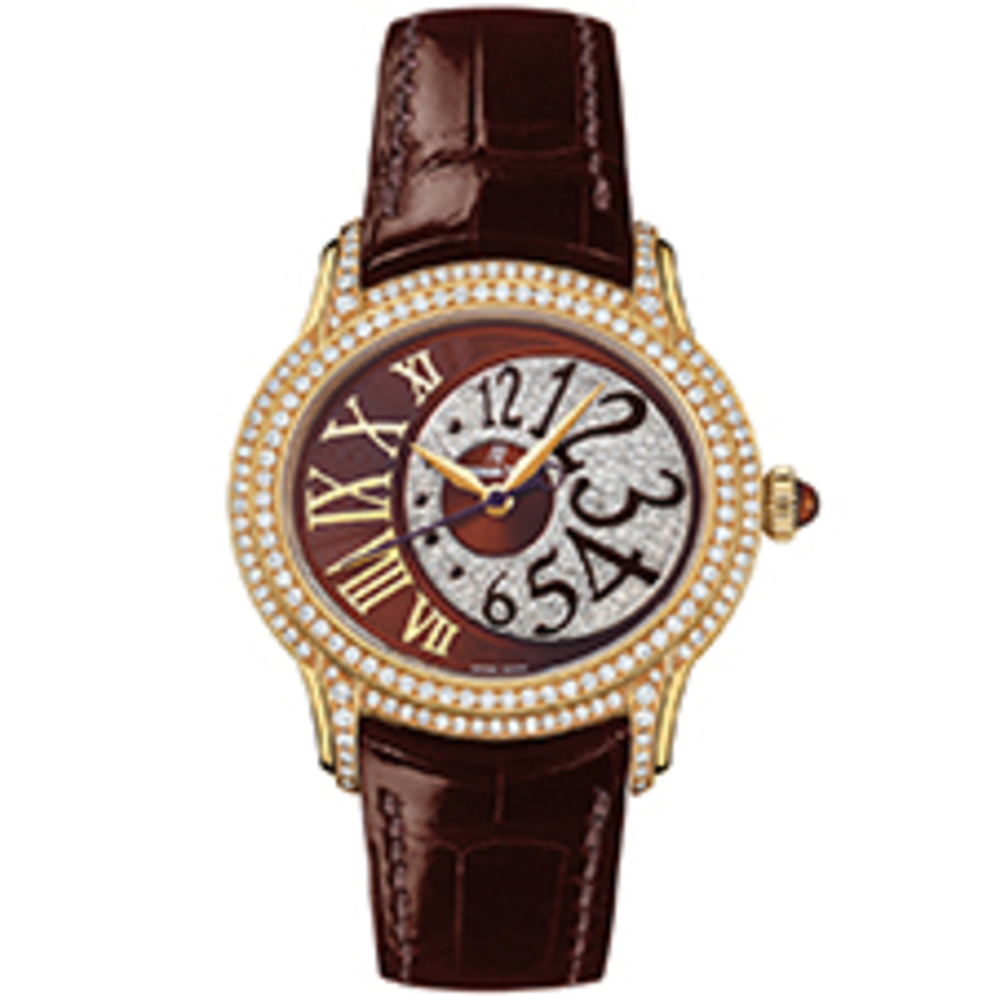 Audemars Piguet Millenary Automatic Diamond 18 kt Yellow Gold Ladies Watch 77302BA.ZZ.D094CR.01