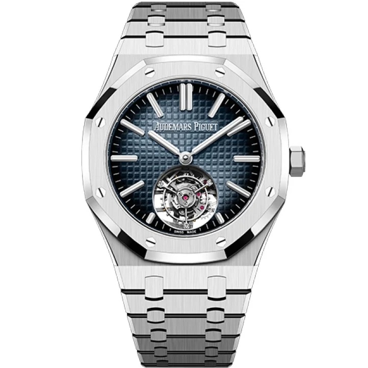 Royal Oak "50th Anniversary" Flying Tourbillon Automatic Blue Dial Men's Watch