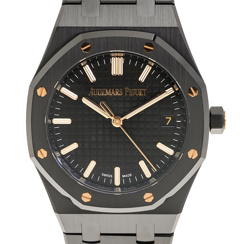 Audemars Piguet Royal Oak Automatic Black Dial Ladies Watch 77350CE.OO.1266CE.03.A
