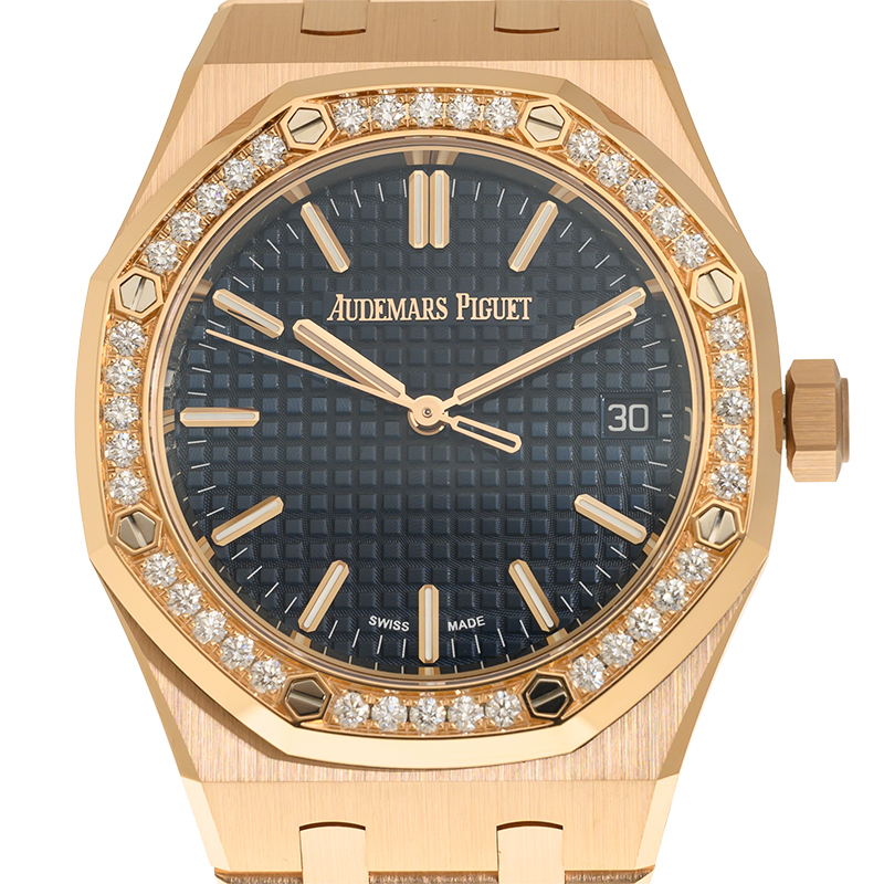 Royal Oak Automatic Diamond Blue Dial Unisex Watch