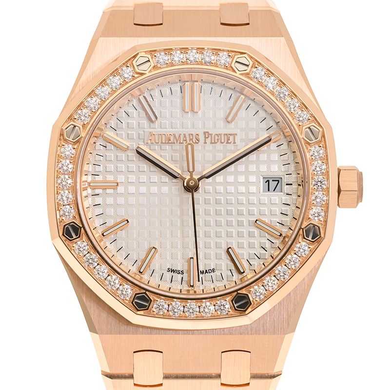 Royal Oak Automatic Diamond Silver Dial Unisex Watch