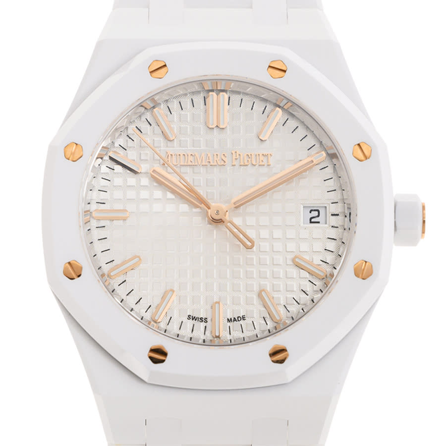 Royal Oak Automatic White Dial Ladies Watch