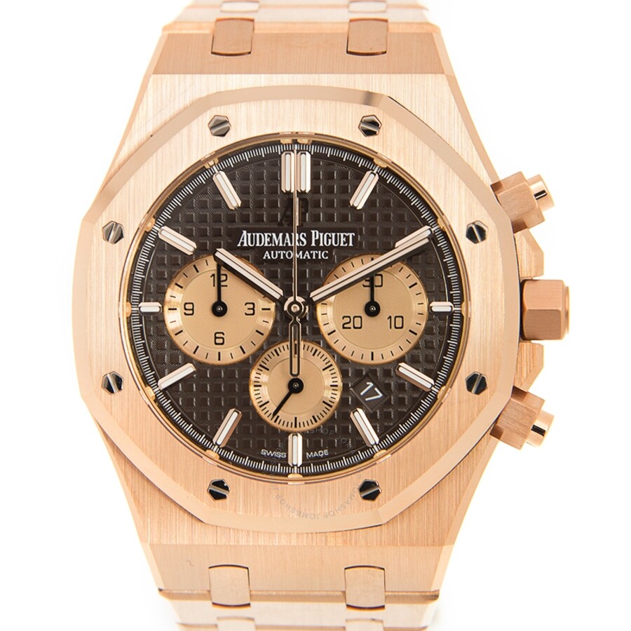 Audemars Piguet Royal Oak Chronograph Chocolate 26331OR.OO.1220OR.02 Rose  Gold Watch