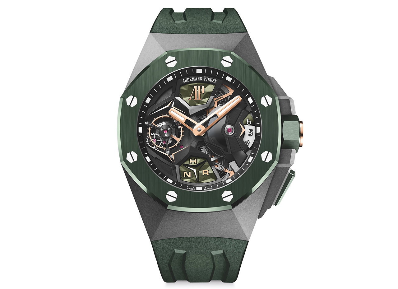 Royal Oak Concept Flying Tourbillon GMT Hand Wind Men's Watch