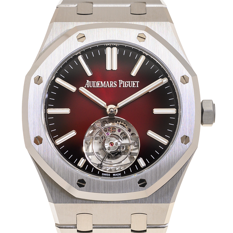 Royal Oak Flying Tourbillon Automatic Red Dial Men's Watch