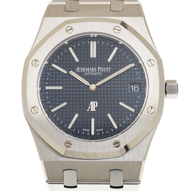 Audemars Piguet Royal Oak "Jumbo" Extra-Thin Automatic Blue Dial Men's Watch 16202ST.OO.1240ST.02