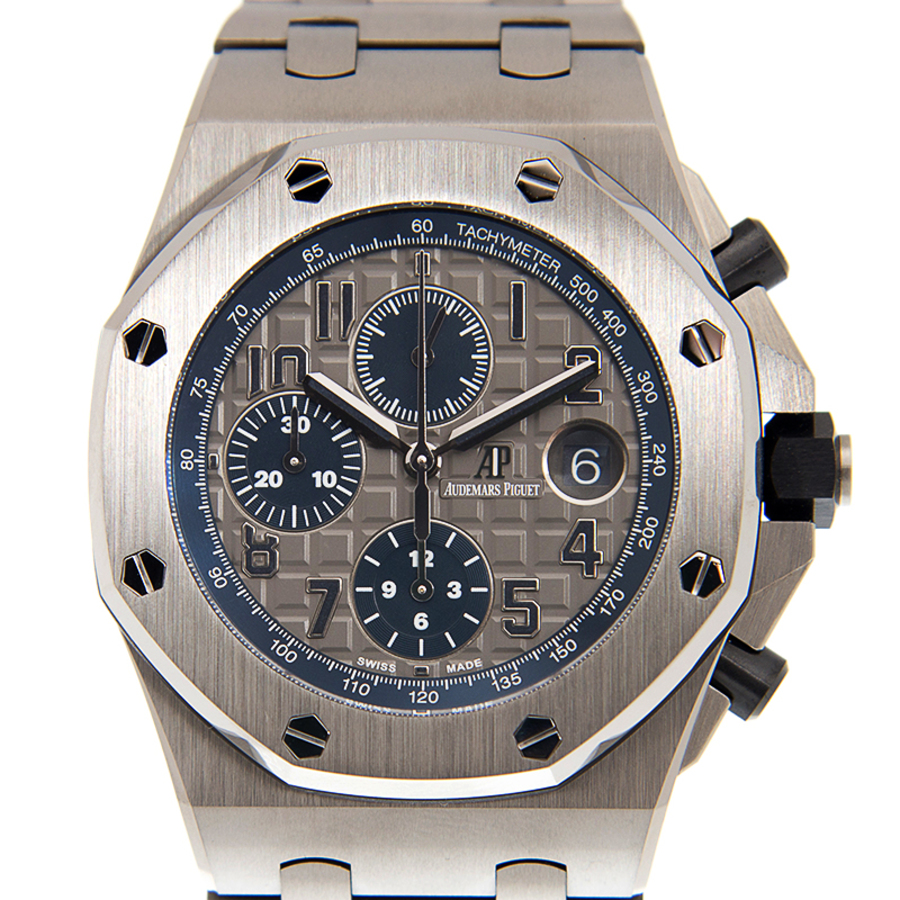 Audemars Piguet Royal Oak Offshore Chronograph Automatic Grey Dial Men's Watch 26474TIOO1000TI01