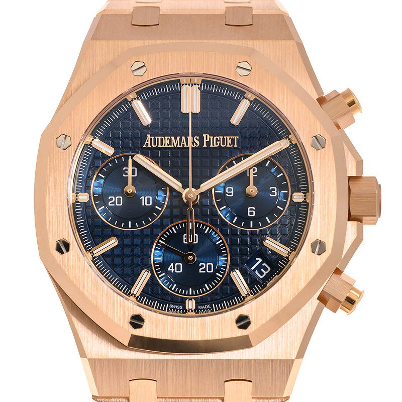 Royal Oak"50TH ANNIVERSARY" Chronograph Automatic Blue Dial Men's Watch