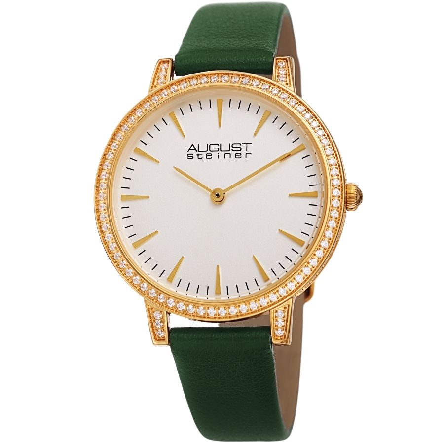 August Steiner White Dial Ladies Watch AS8274GN AS8274GN