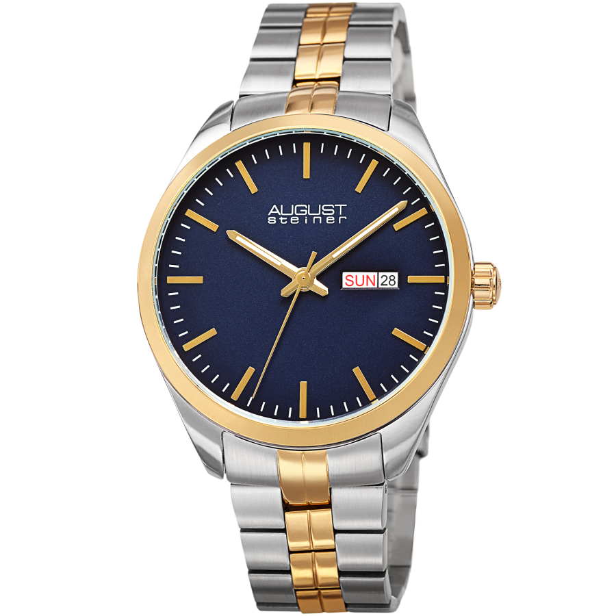 August Steiner Quartz Blue Dial Men's Watch AS8271TTG