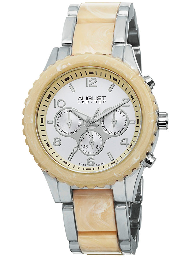 August Steiner Silver Dial Ladies Watch AS8093SS