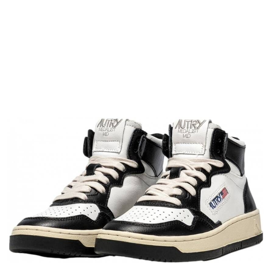 Autry Bicolor Medalist High-top Sneakers