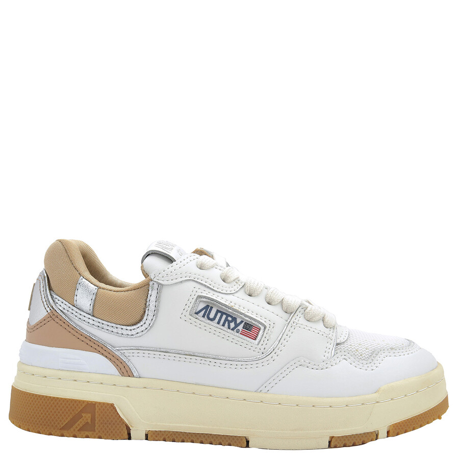 Autry Clc Leather Sneakers In Brown
