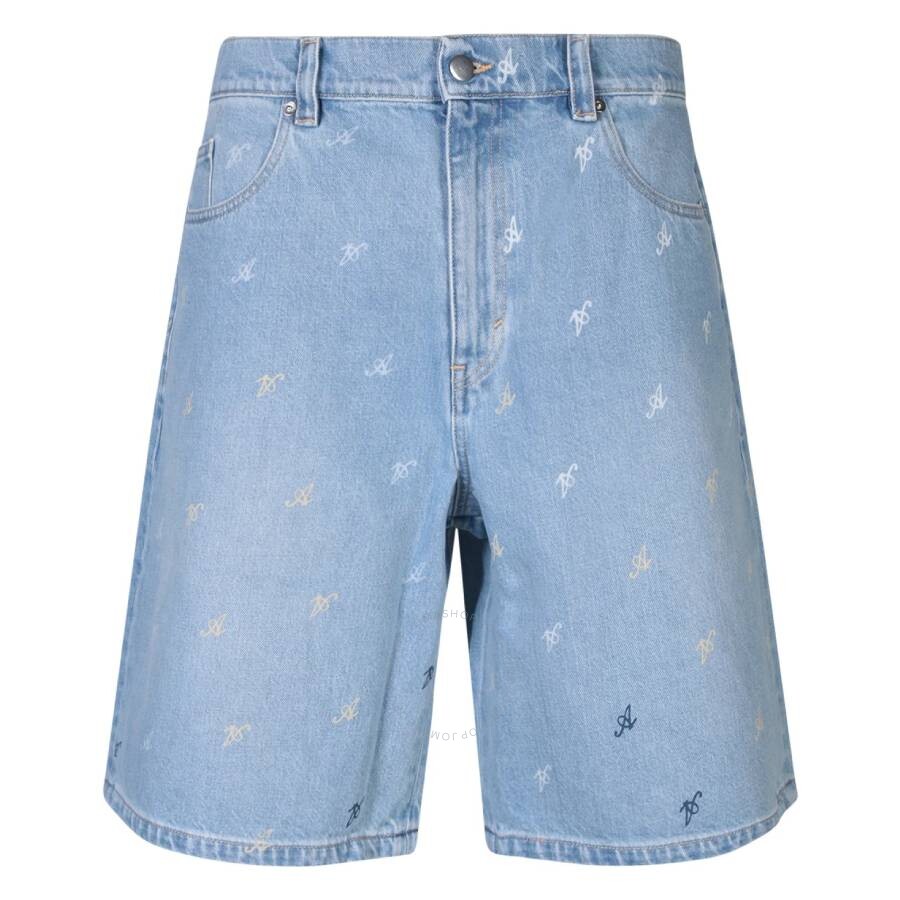 Axel Arigato Blue Miles Denim Shorts In Blue