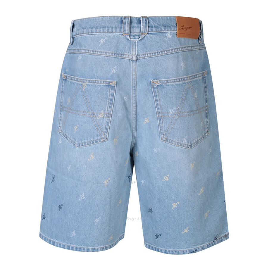 Axel Arigato Blue Miles Denim Shorts In Blue