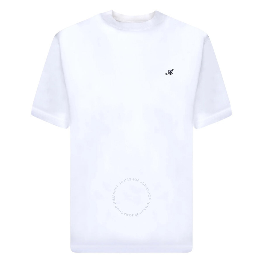 Axel Arigato Embossed-logo Cotton T-shirt In White