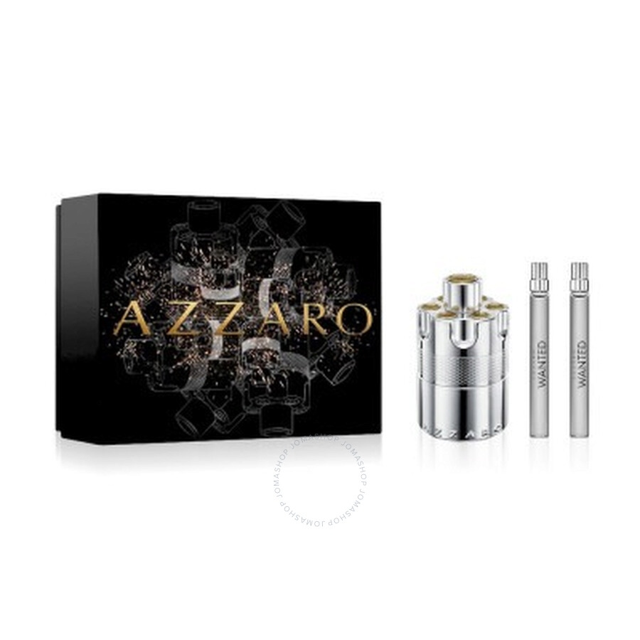 Azzaro Men's Wanted Gift Set Fragrances 3614274101461 In N/a