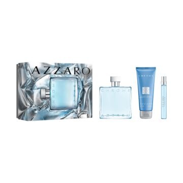 Eau de Toilette 6本セット Azzaro Men's Chrome 3pcs EDT Gift Set Fragrances 3614274668407
