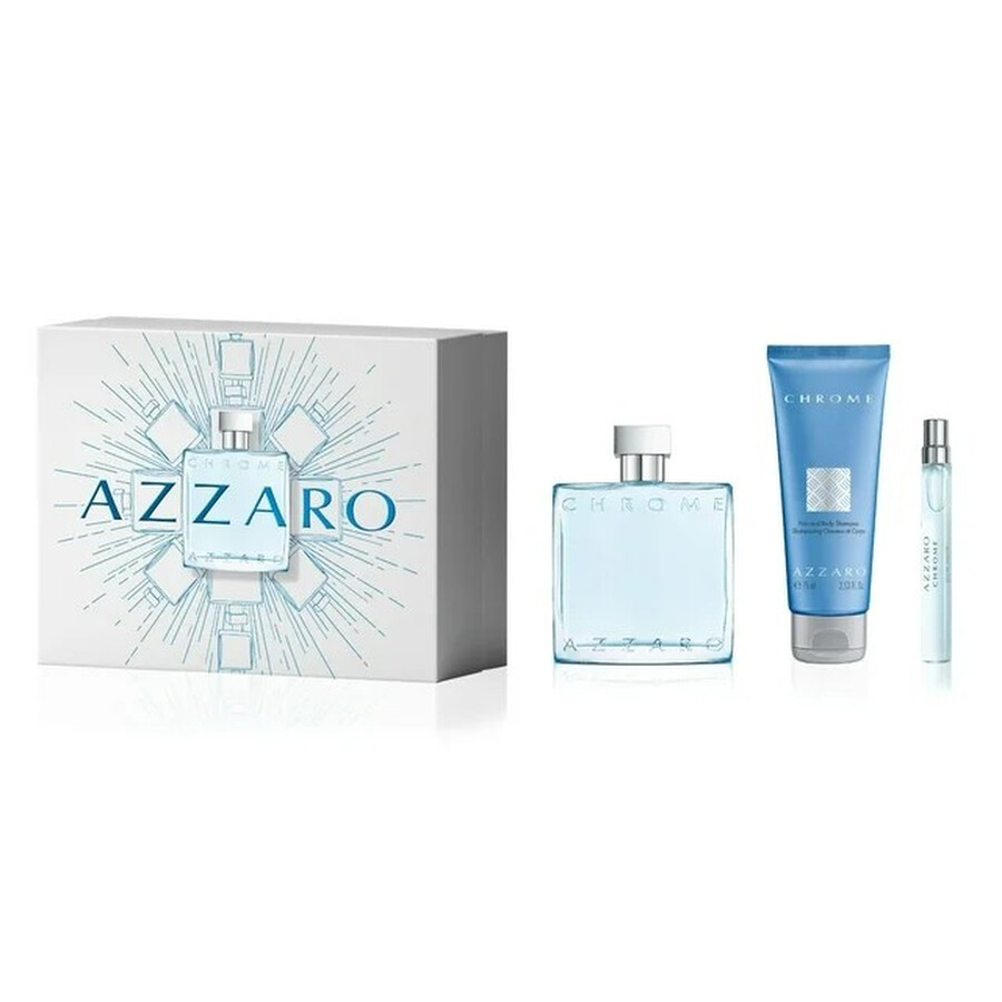 Azzaro Men's Chrome Gift Set Fragrances 3614274163612 - Fragrances