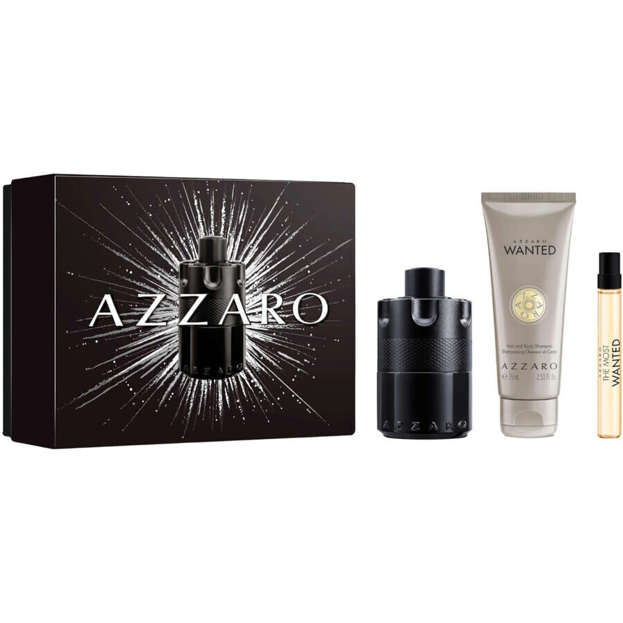 Azzaro Men's The Most Wanted Intense Gift Set Fragrances 3614274306231