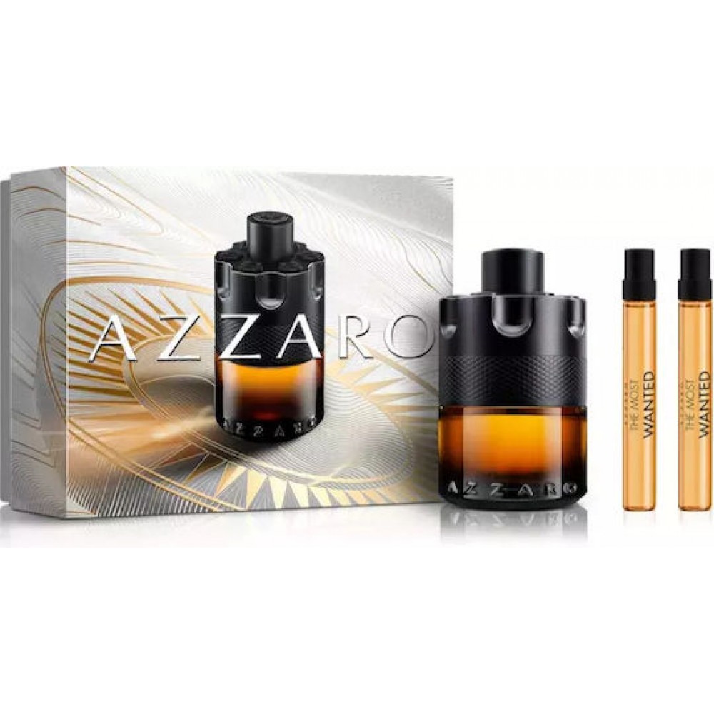 Azzaro Men's The Most Wanted Parfum 3pcs Gift Set Fragrances