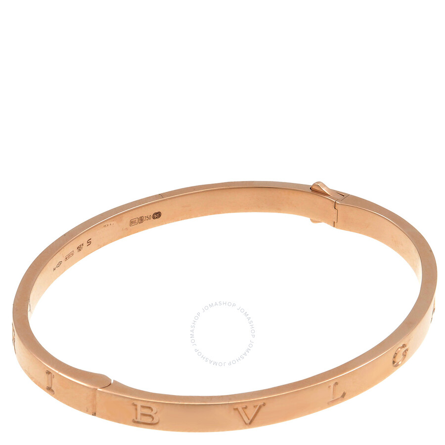 Bvlgari B.zero1 Essential 18 Kt Rose Gold Bangle Bracelet