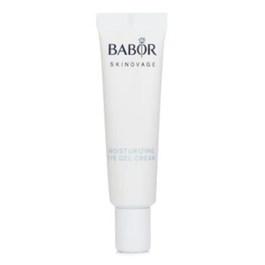 Shop Babor Ladies Skinovage Moisturizing Eye Gel Cream 0.5 oz Skin Care 4015165359517 In Cream / Dark / Green