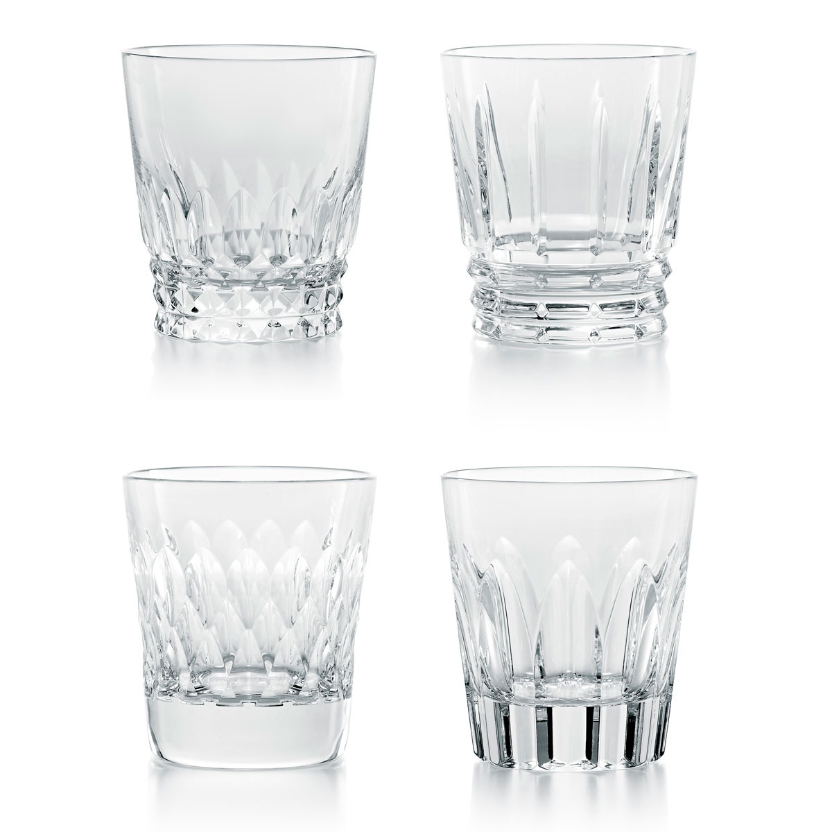 Baccarat Clear Crystal Vintage Tumbler Set Of 4 2816782