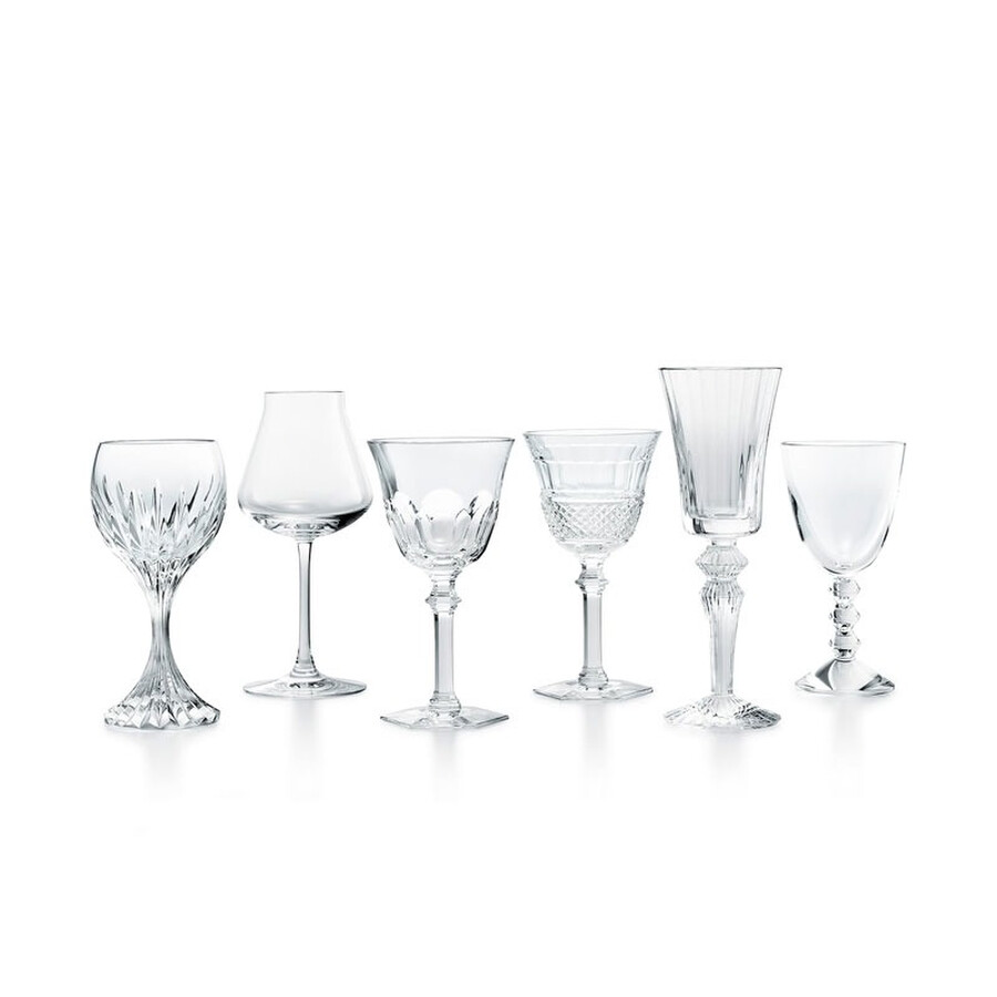 Baccarat Set Of 6 Wine Therapy Wine Glasses