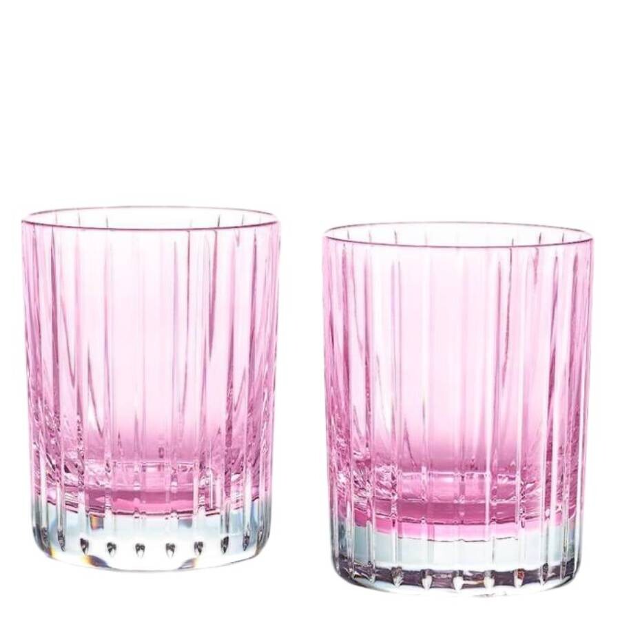 Baccarat Colors Of Joy Pastel Harmonie Tumblers - Set Of 2 In Pink