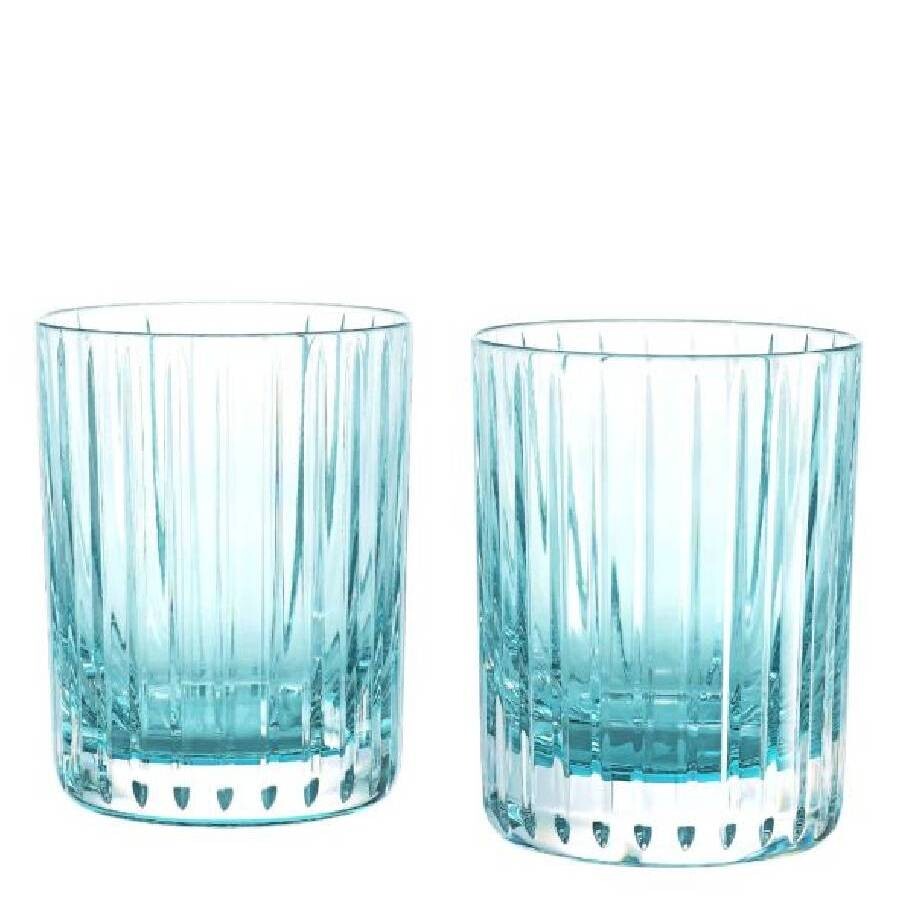 Baccarat Crystal Harmonie Tumblers In Blue