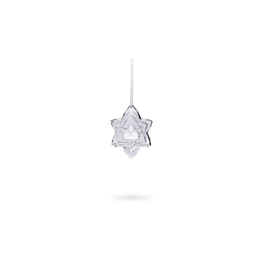 Baccarat Crystal Noel 2018 Annual Ornament - Metallic Silver