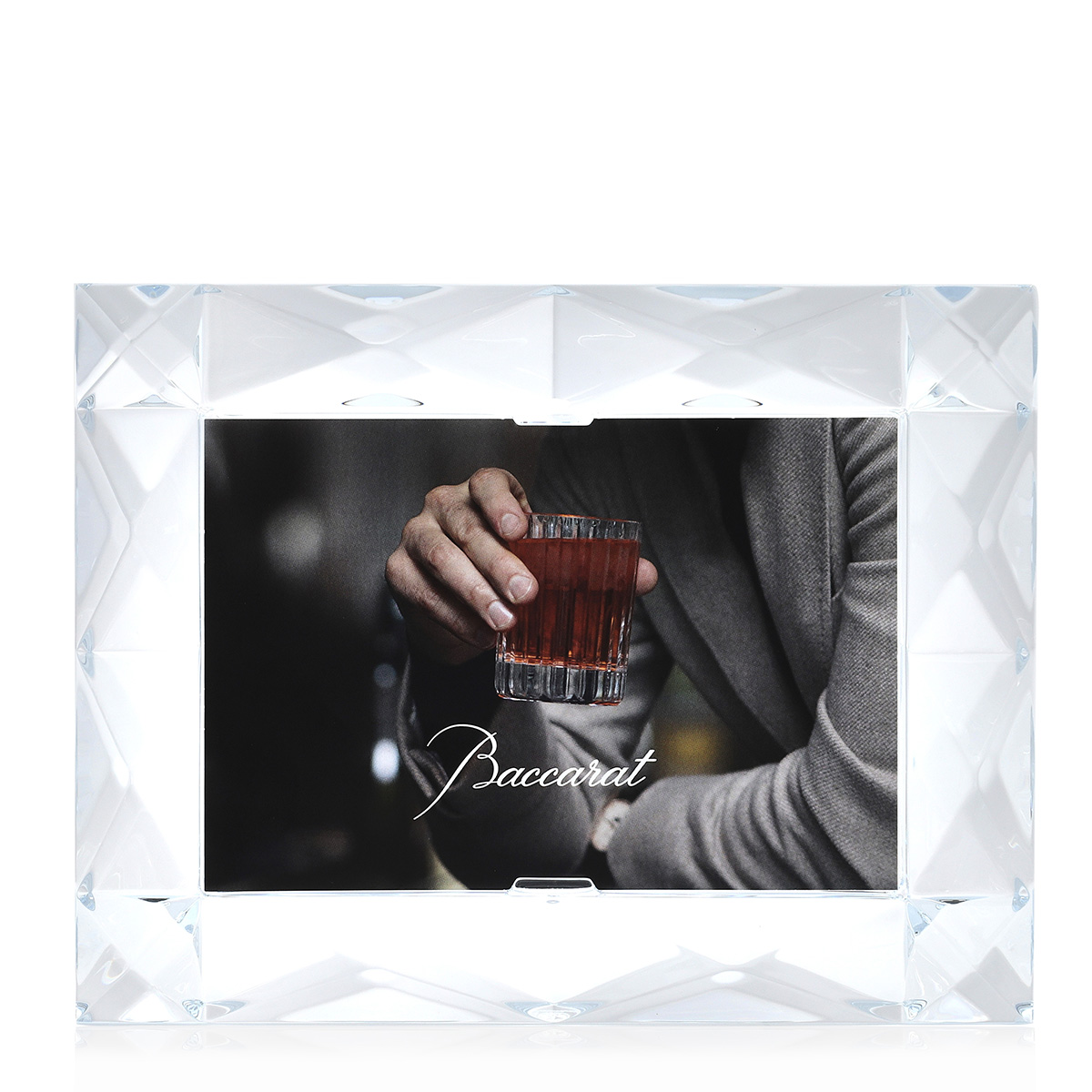 Baccarat Louxor Cadre Horizontal Crystal Photo Frame 2814856