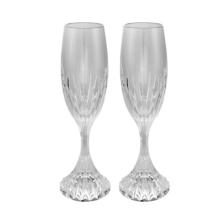 Baccarat Massena Set of 2 Champagne Flutes 2811797