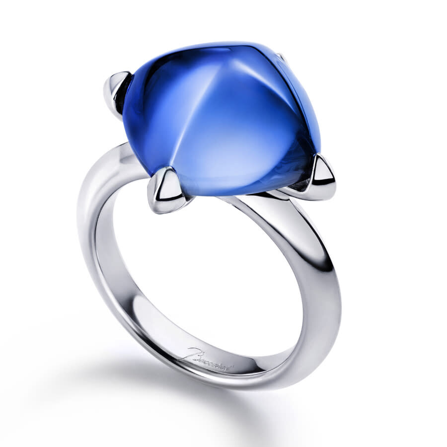 Baccarat Medicis Sterling Silver In Blue