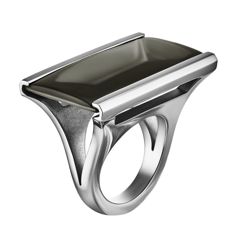 Baccarat So Insomnight Crystal Ring 2607618 In Silver Tone