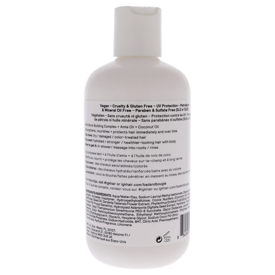 IGK BAD AND BOUGIE AMLA OIL DEEP REPAIR SHAMPOO BY IGK FOR UNISEX - 8 OZ SHAMPOO