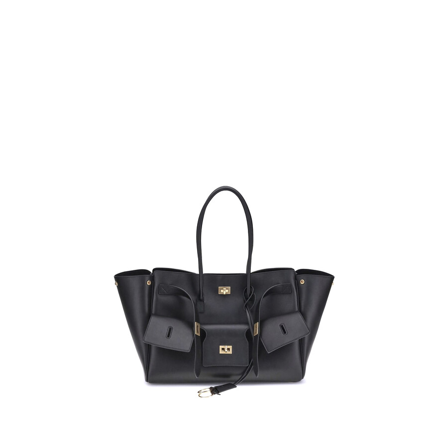 Balenciaga Bel Air Medium Shoulder Bag In Black