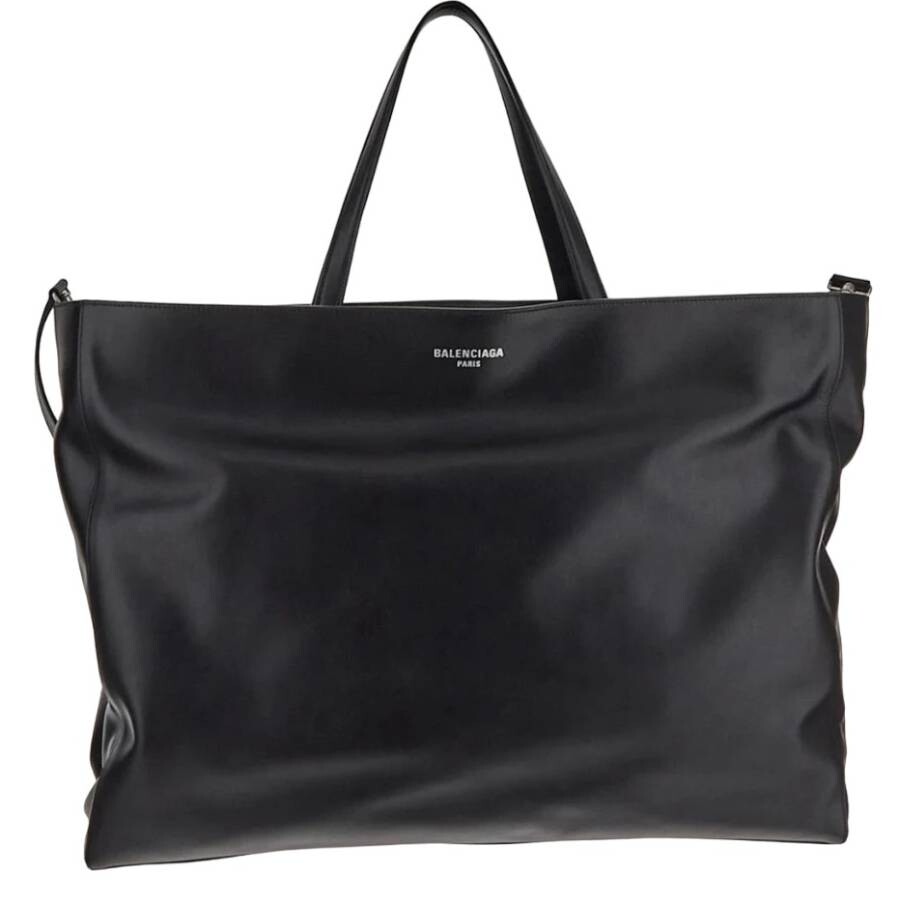 トートバッグ BALENCIAGA FW25 Balenciaga Bags.. Black (795456 2AA4V1000) Balenciaga-Black-Leather-Logo-