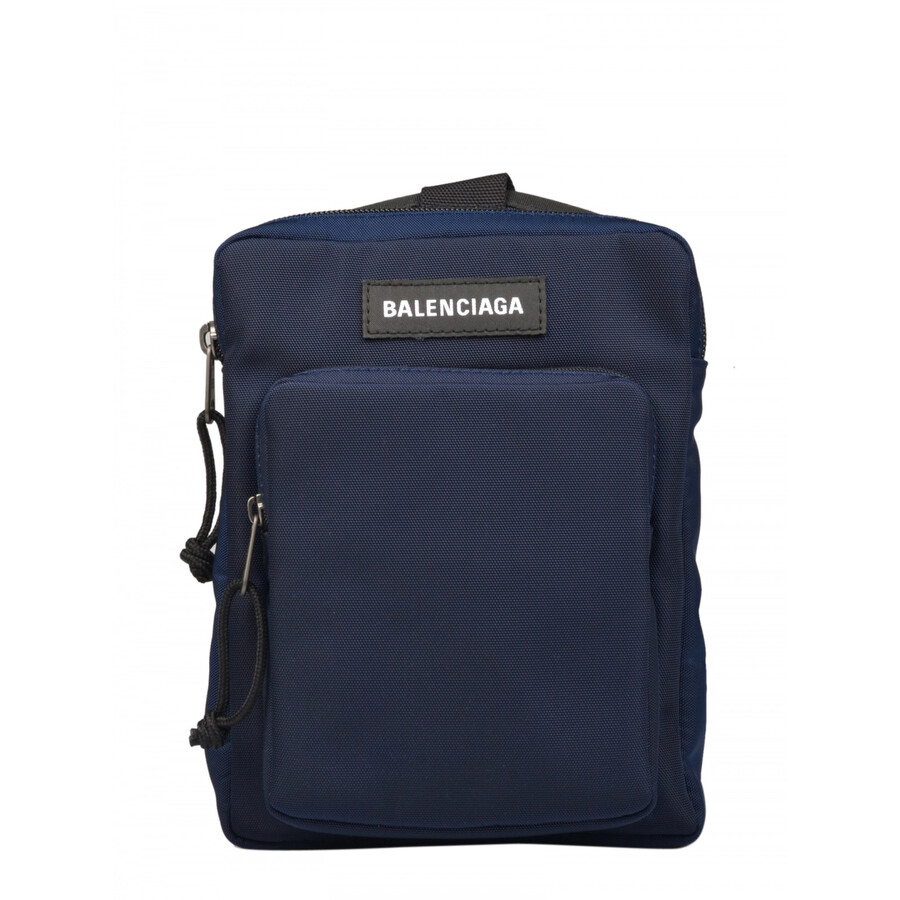 Balenciaga Blue Explorer Logo Crossbody Bag 593651 9TY45 4611