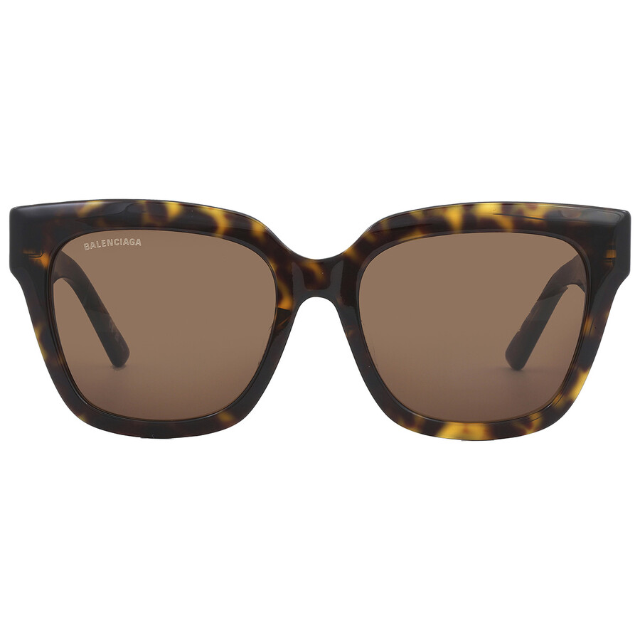 Balenciaga Brown Square Ladies Sunglasses Bb0237sa 002 55 In Brown